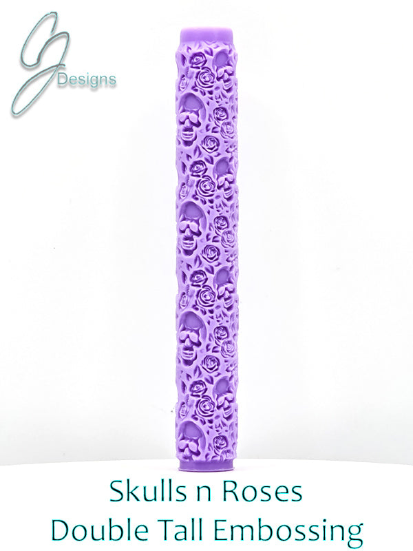 Skulls n Roses Intricate Detail Texture Roller
