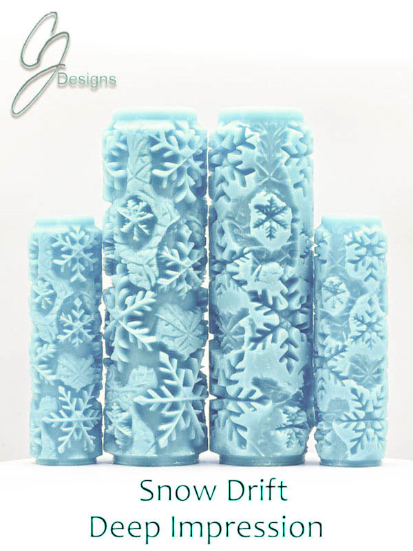 Snow Drift Deep Impression Texture Roller with DoubleTall Option
