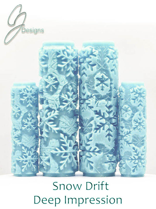 Snow Drift Deep Impression Texture Roller with DoubleTall Option