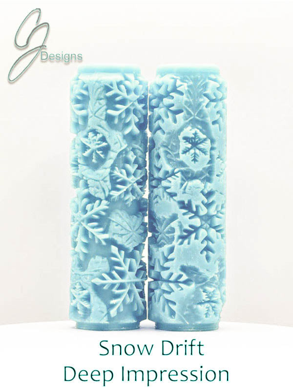 Snow Drift Deep Impression Texture Roller with DoubleTall Option