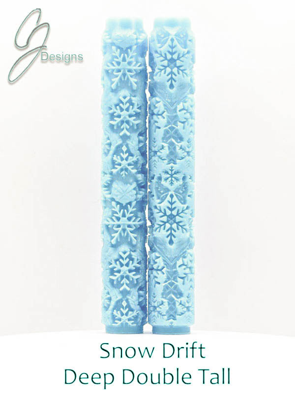 Snow Drift Deep Impression Texture Roller with DoubleTall Option