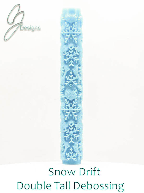 Snow Drift Deep Impression Texture Roller with DoubleTall Option