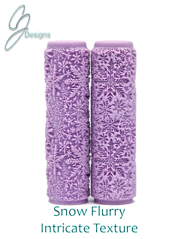 Snow Flurry Intricate Detail Texture Roller