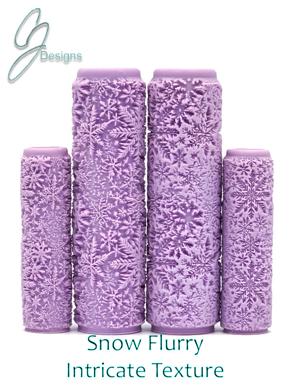 Snow Flurry Intricate Detail Texture Roller