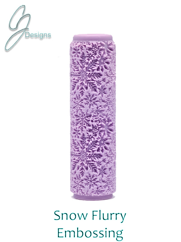 Snow Flurry Intricate Detail Texture Roller