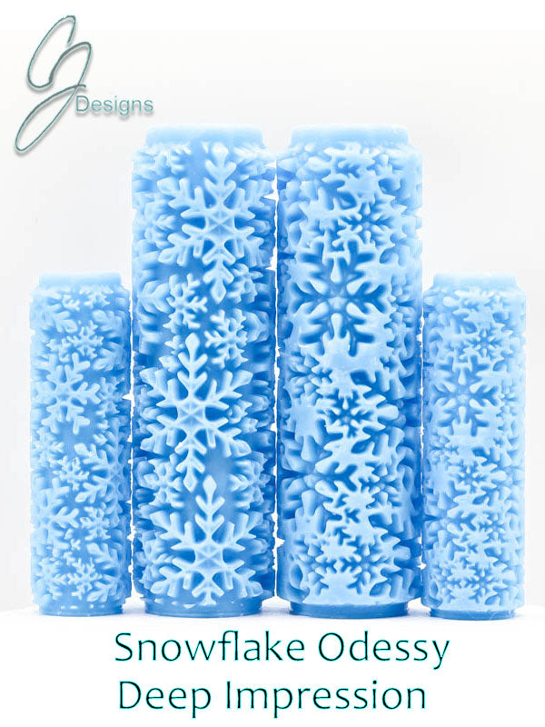 Snowflake Odessy Deep Impression Texture Roller