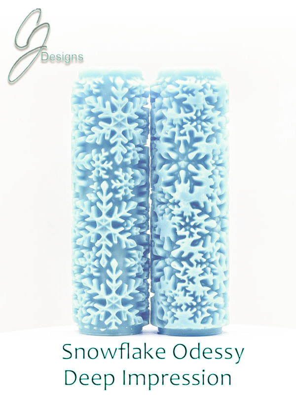 Snowflake Odessy Deep Impression Texture Roller with