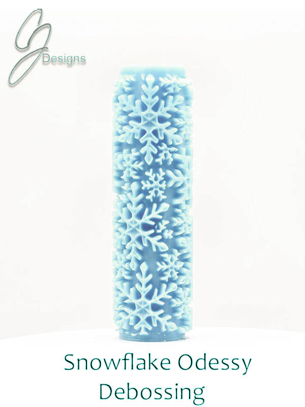 Snowflake Odessy Deep Impression Texture Roller with