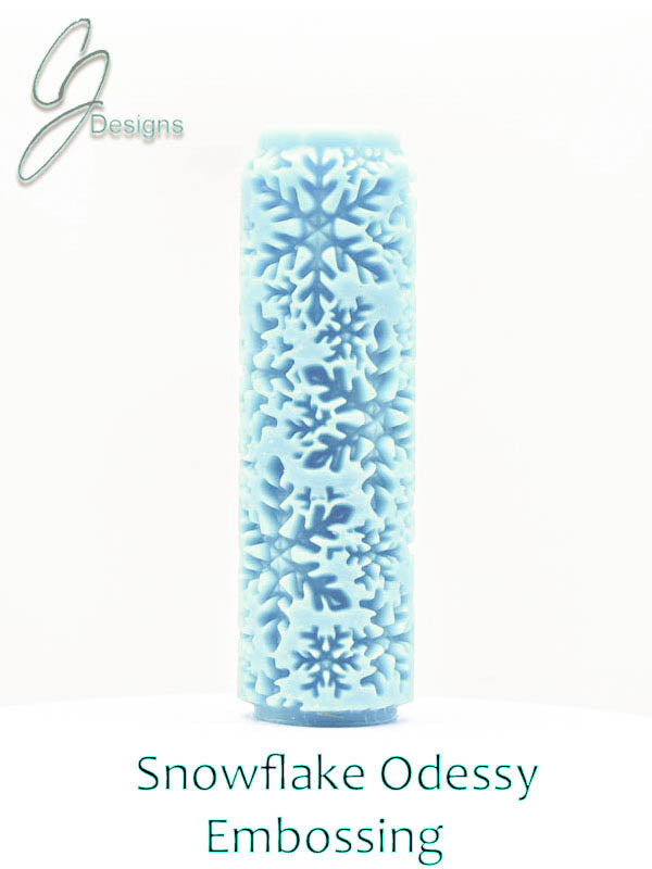 Snowflake Odessy Deep Impression Texture Roller with