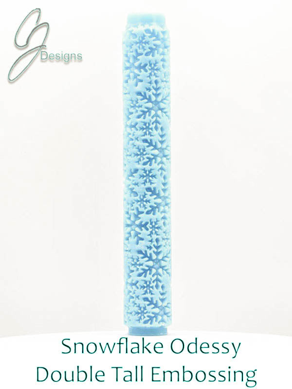 Snowflake Odessy Deep Impression Texture Roller with