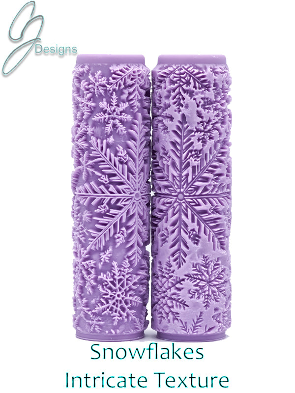 Snowflake Intricate Detail Texture Roller