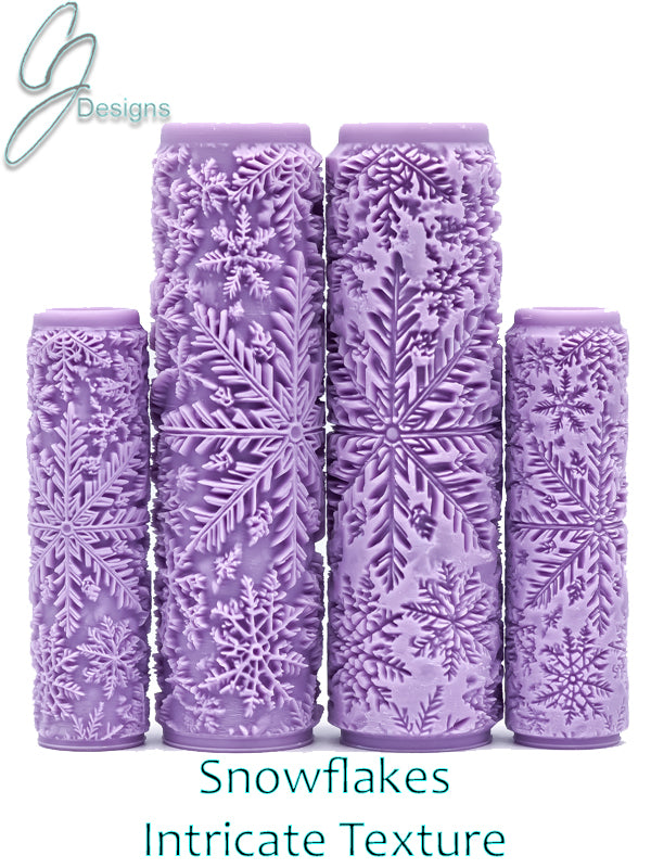 Snowflake Intricate Detail Texture Roller