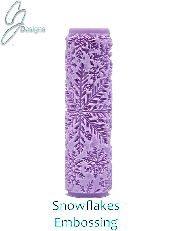 Snowflake Intricate Detail Texture Roller