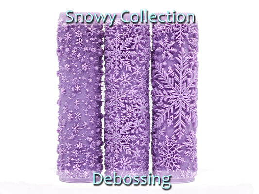 Snowy Collection Intricate Detail Texture Roller