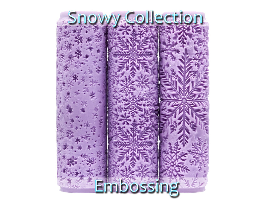 Snowy Collection Intricate Detail Texture Roller