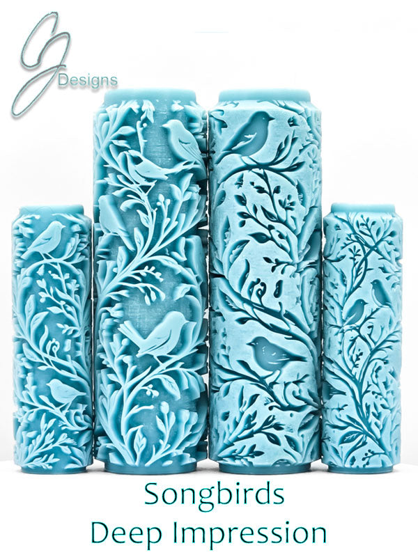 Songbirds Deep Impression Texture Rollers