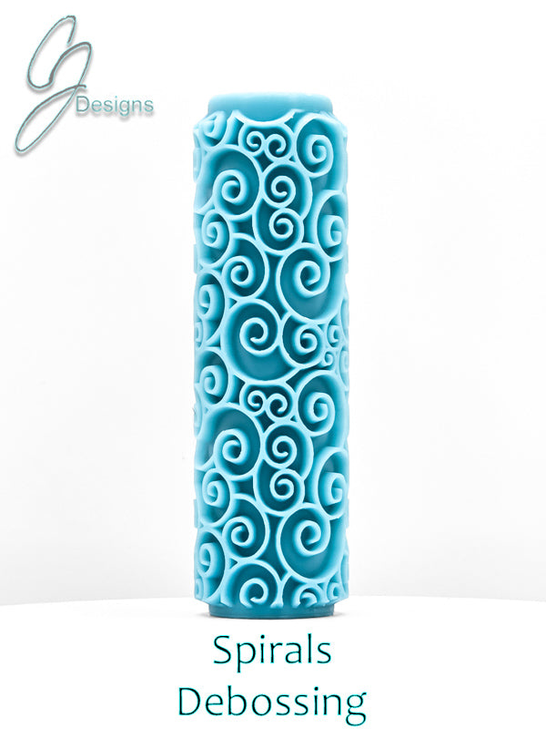 Spirals Deep Impression Texture Rollers