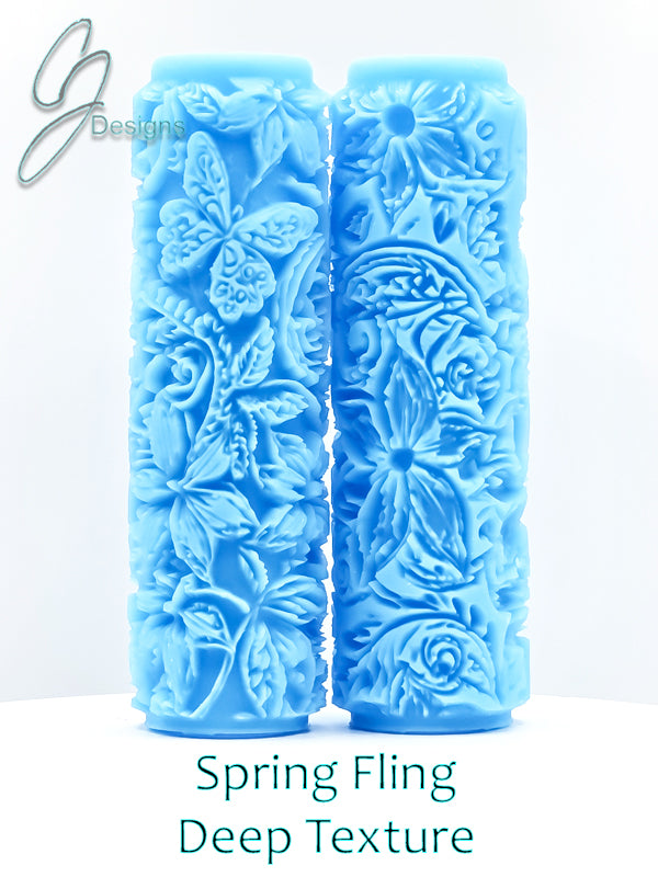 Spring Fling Deep Impression Texture Rollers