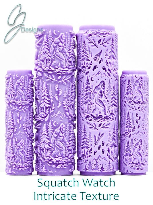 Squatch Watch Intricate Detail Texture Roller