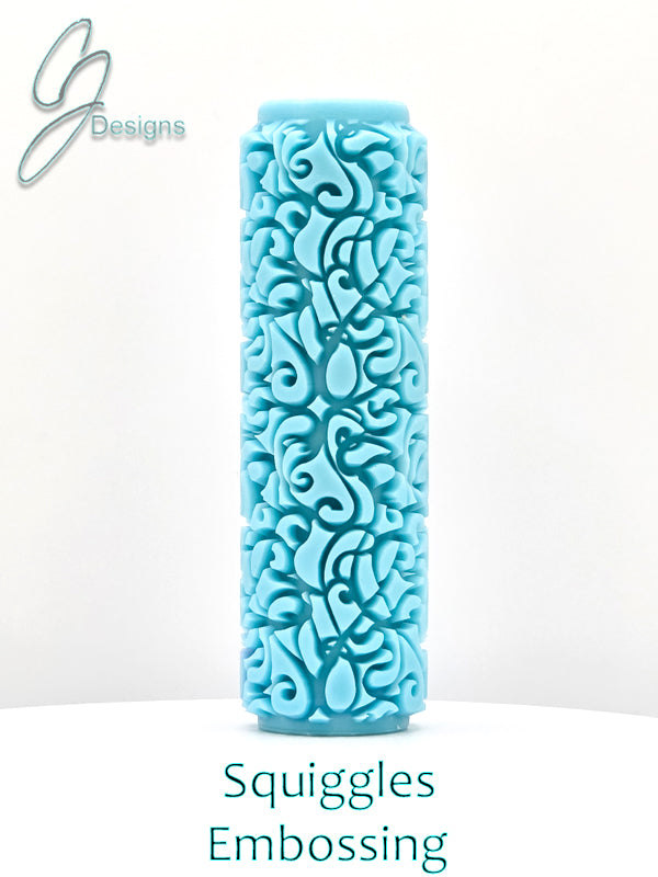 Squiggles Deep Impression Texture Rollers