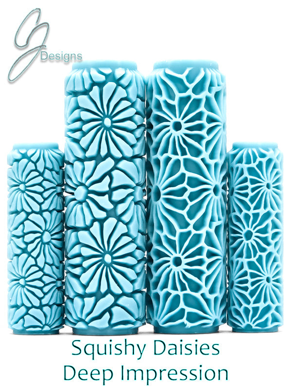 Squishy Daisies Deep Impression Texture Rollers