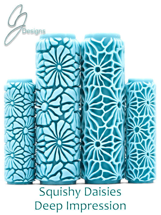 Squishy Daisies Deep Impression Texture Rollers