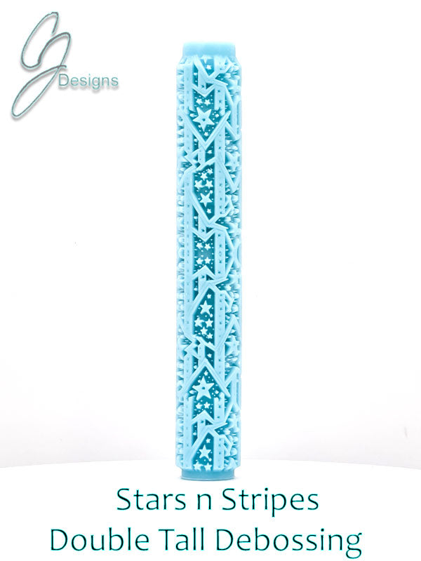 Stars and Stripes Deep Impression Texture Roller