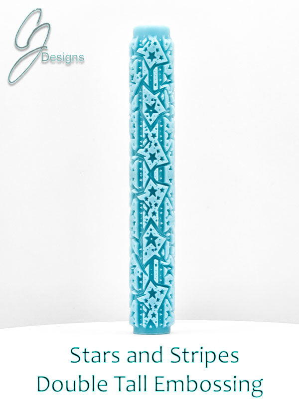 Stars and Stripes Deep Impression Texture Roller