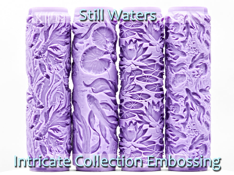 Still Waters  Collection Intricate Detail Texture Rollers