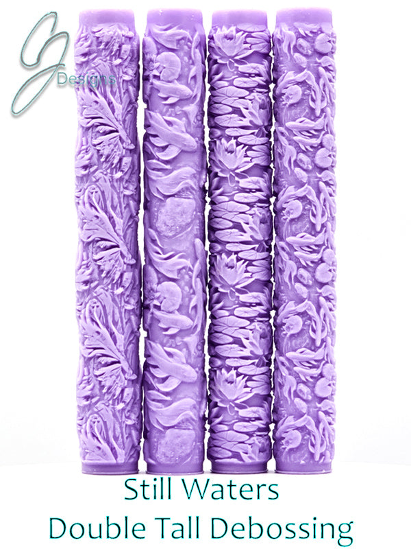 Still Waters  Collection Intricate Detail Texture Rollers