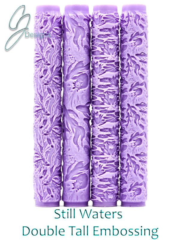 Still Waters  Collection Intricate Detail Texture Rollers