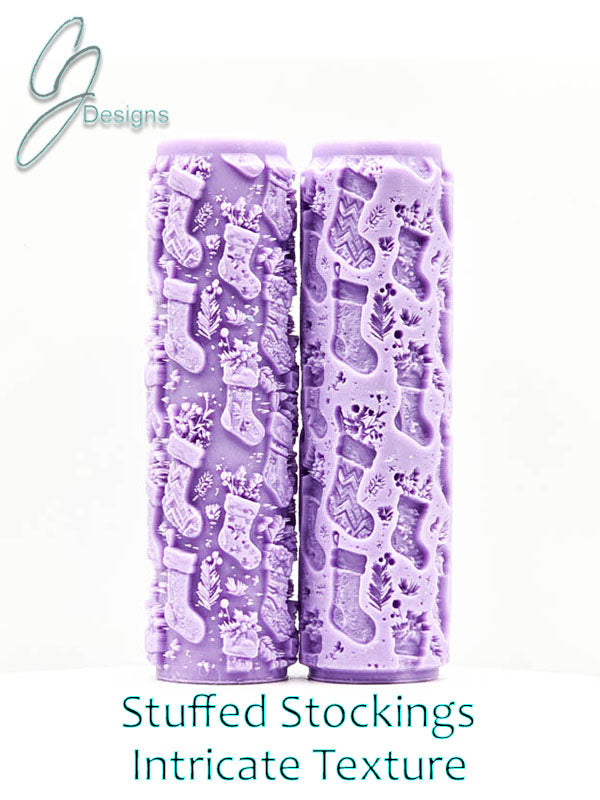 Stuffed Stockings Intricate Detail Texture Roller