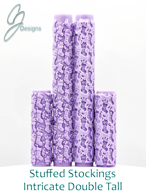 Stuffed Stockings Intricate Detail Texture Roller