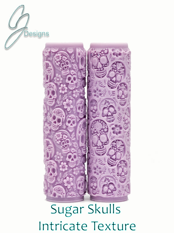 Sugar Skulls Intricate Detail Texture Roller