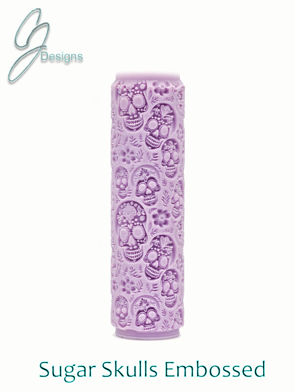 Sugar Skulls Intricate Detail Texture Roller