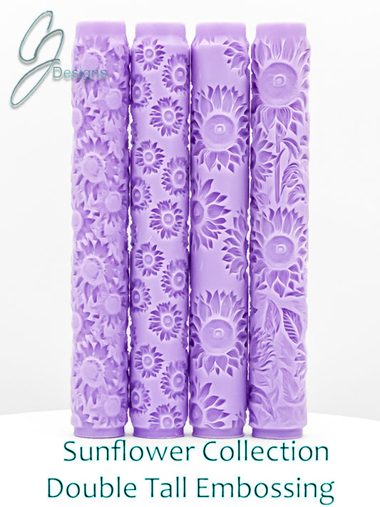 Sunflowers Collection Intricate Detail Texture Rollers