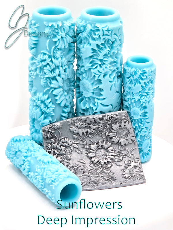 Sunflowers Deep Impression Texture Rollers