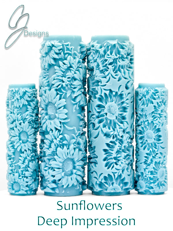 Sunflowers Deep Impression Texture Rollers