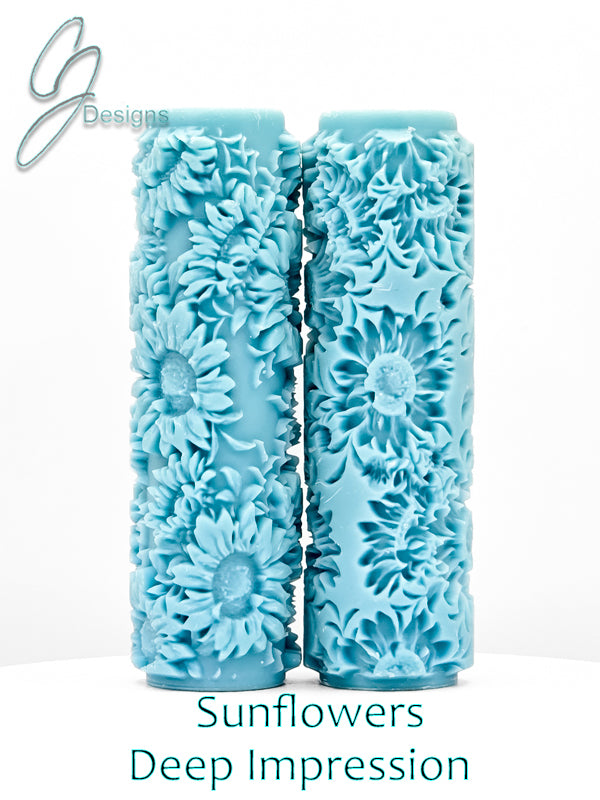 Sunflowers Deep Impression Texture Rollers