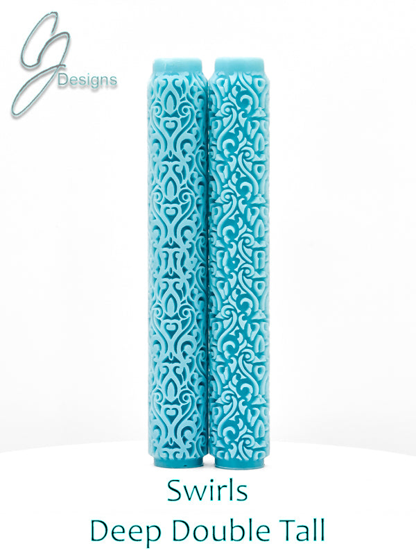 Swirls Deep Impression Texture Rollers