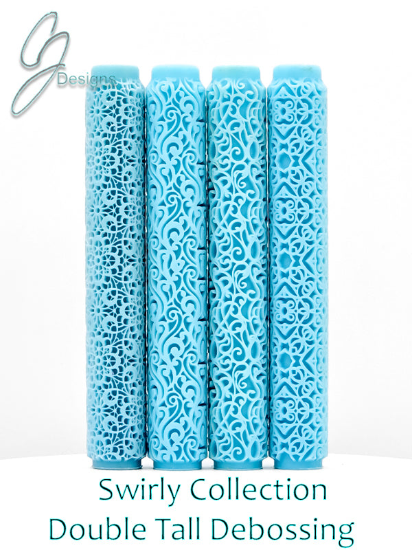 Swirly Collection Deep Impression Texture Rollers