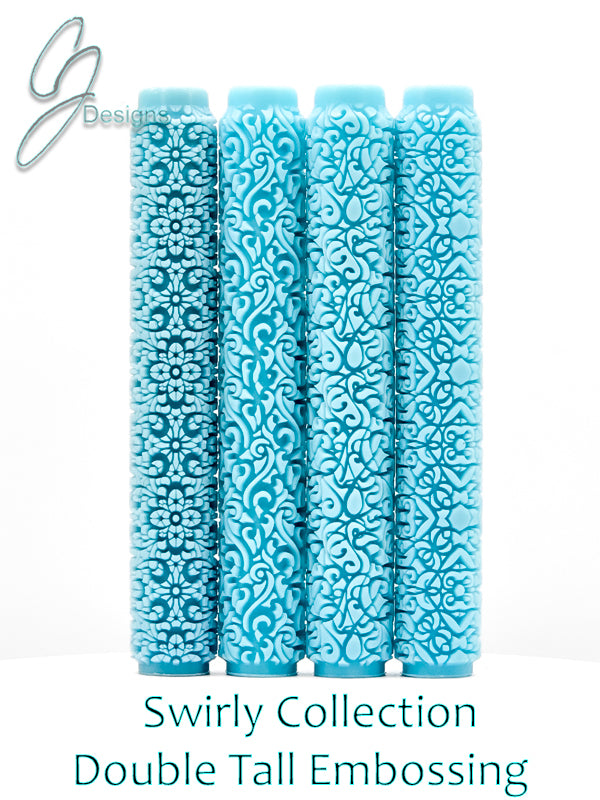Swirly Collection Deep Impression Texture Rollers