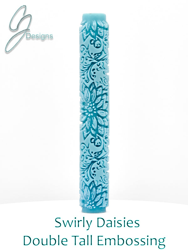Swirly Daisies Deep Impression Texture Rollers