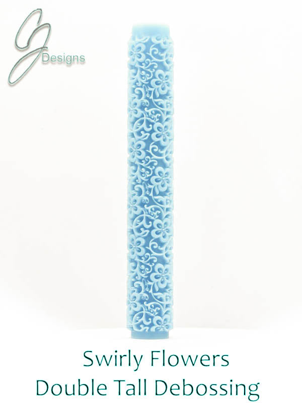 Swirly Flowers Deep Impression Texture Rollers