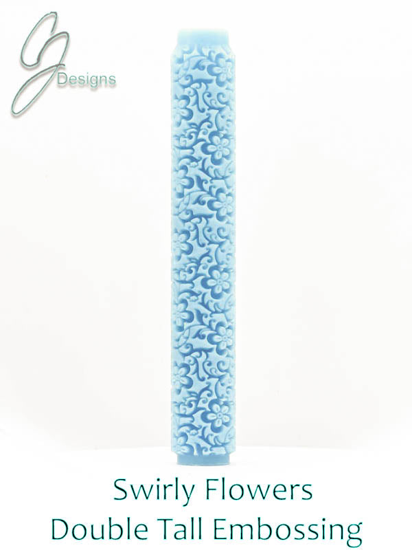 Swirly Flowers Deep Impression Texture Rollers