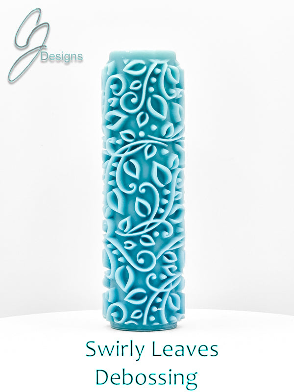 Swirly Leaves Flowers Deep Impression Texture Rollers