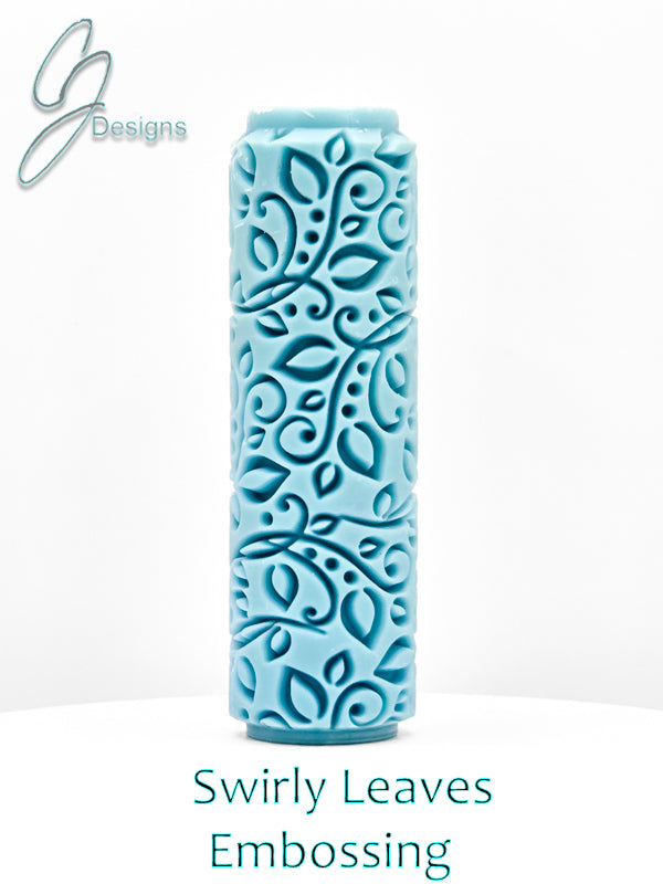 Swirly Leaves Flowers Deep Impression Texture Rollers