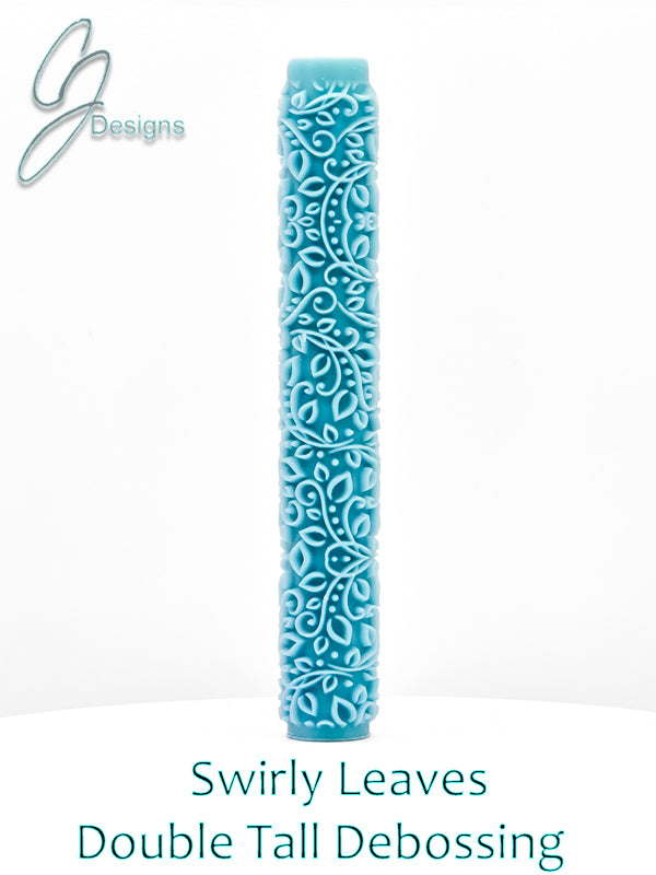 Swirly Leaves Flowers Deep Impression Texture Rollers