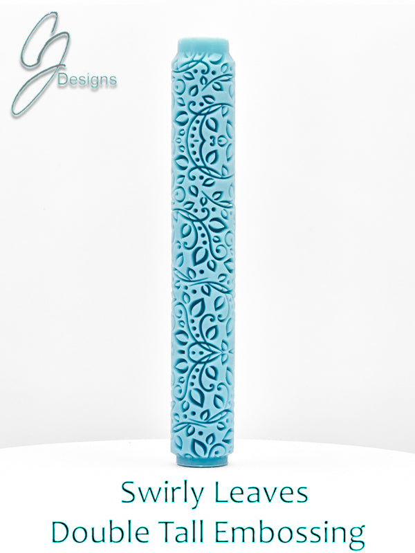 Swirly Leaves Flowers Deep Impression Texture Rollers