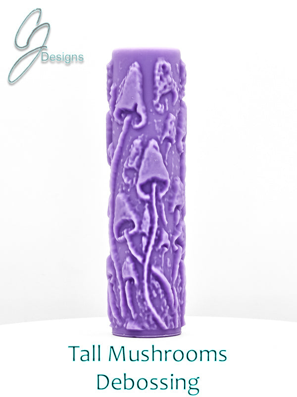 Tall Mushrooms Intricate Detail Texture Roller